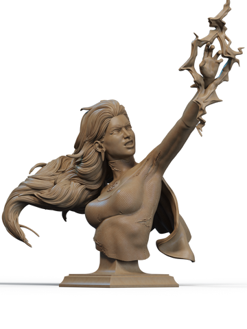 Atom Eve Resin Bust - view 1