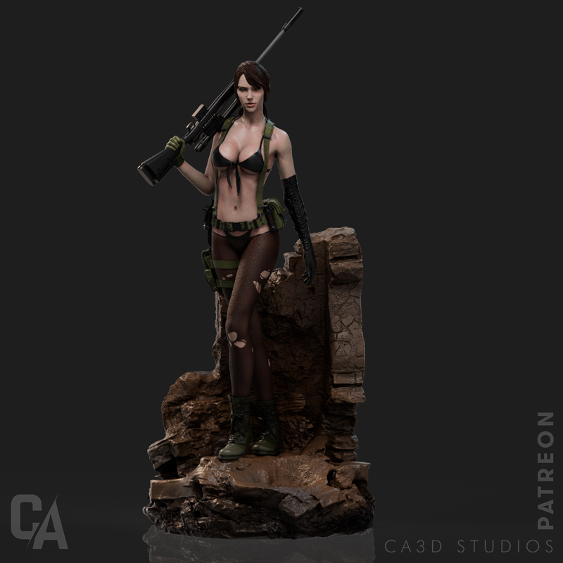 Quiet Resin Statue - view 5