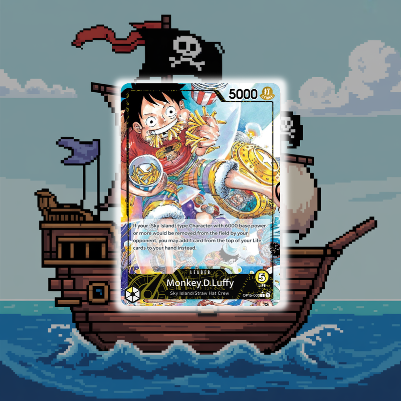 OPTCG Leader Monkey D Luffy Yellow