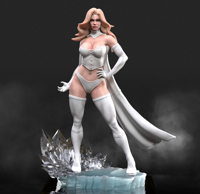 Emma Frost Matc3D Resin Statue - view 5