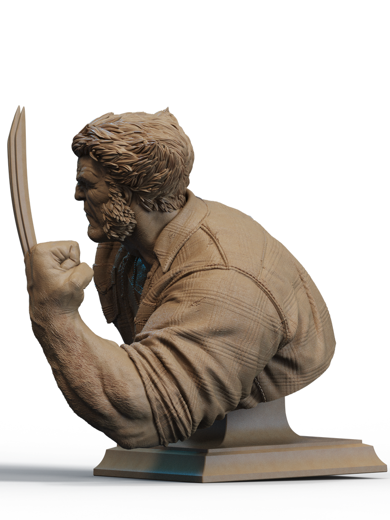 Logan Resin Bust - Design 1 - view 5