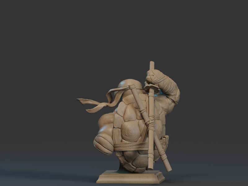 Leonardo Resin Bust - view 3