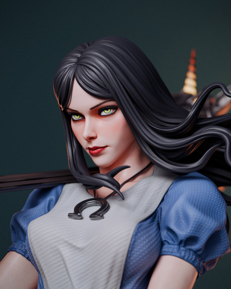 Alice Liddell Resin Statue - view 3