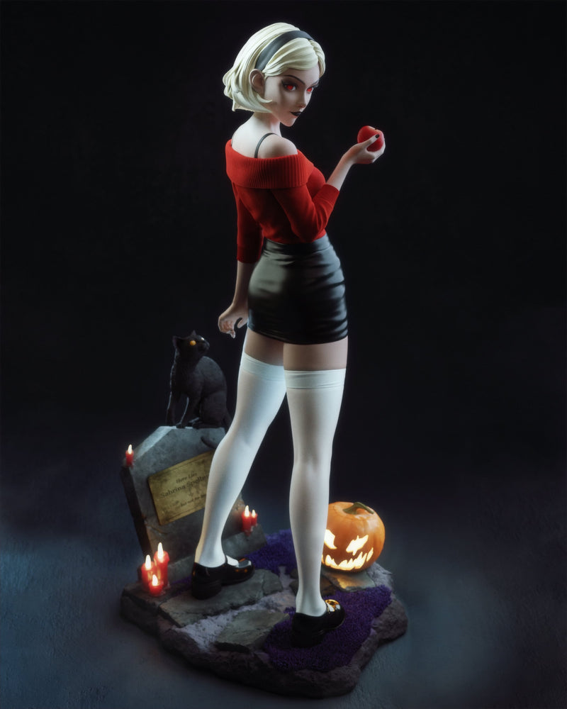 Sabrina Resin Statue - view 2