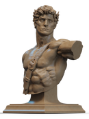 Apolo Resin Bust - view 2