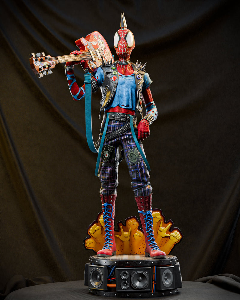 Spider Punk Resin Statue - view 7