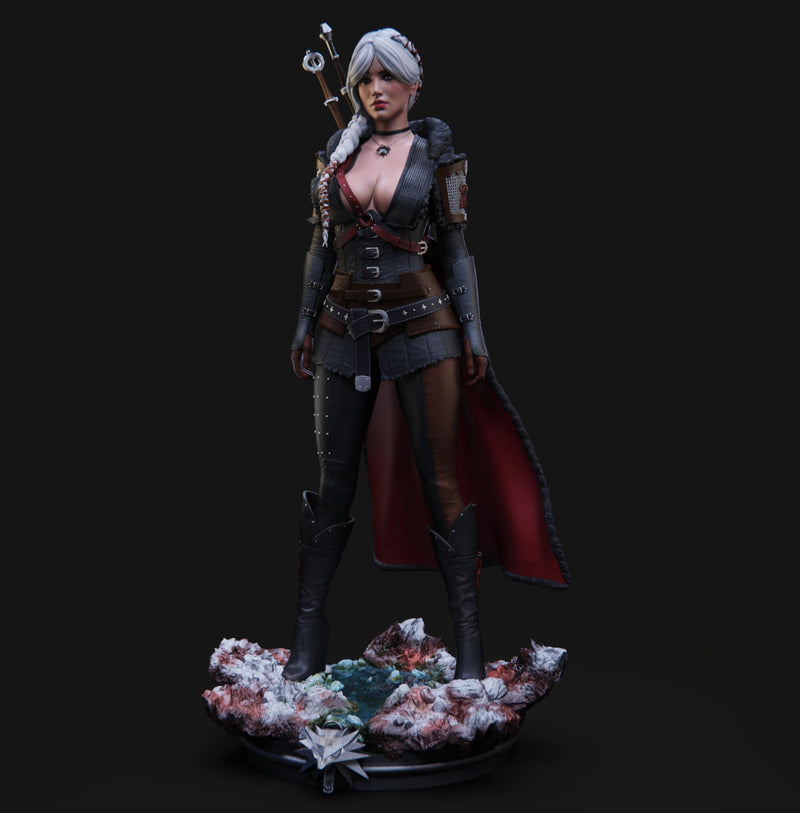 Ciri Resin Statue - view 1