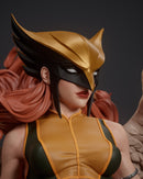 Hawkgirl Resin Statue - view 1