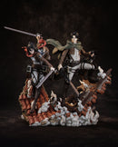 Mikasa and Levi Resin Diorama - view 1