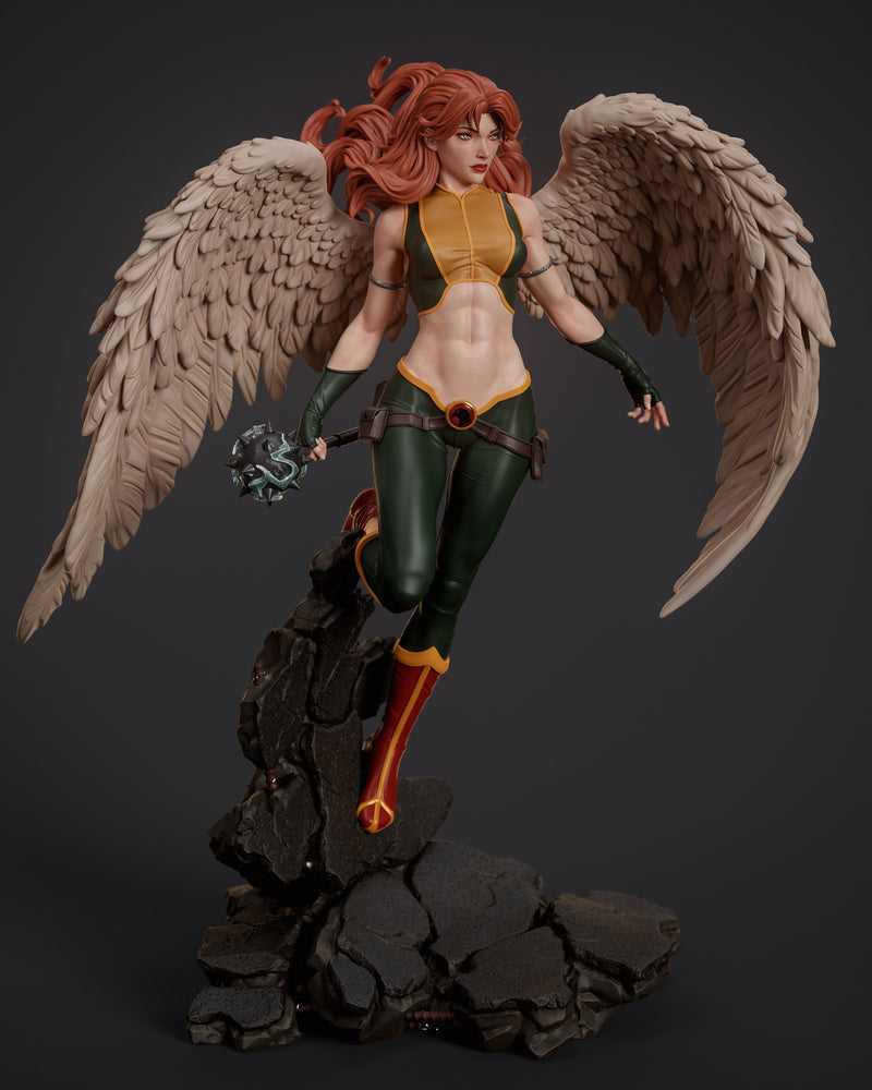Hawkgirl Resin Statue - view 7