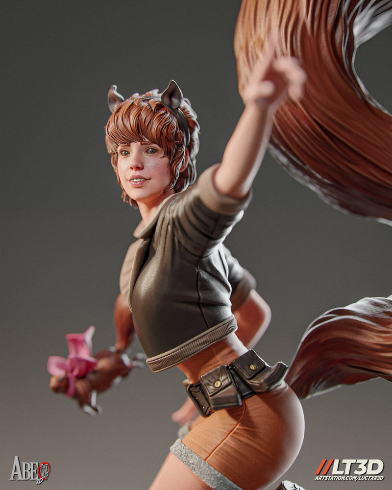 Squirrel Girl Resin Statue - view 7