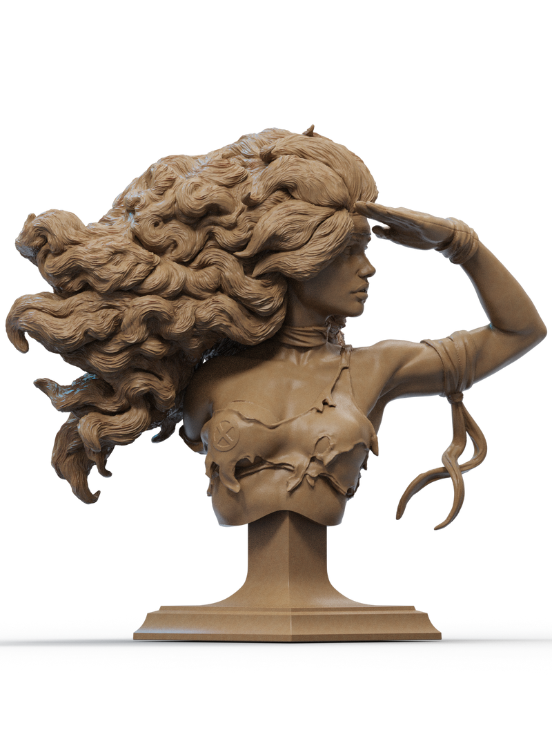 Rogue Resin Bust - view 3