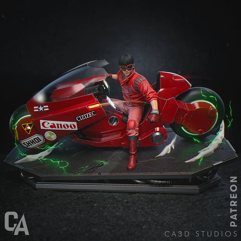 Kaneda Resin Statue - view 2