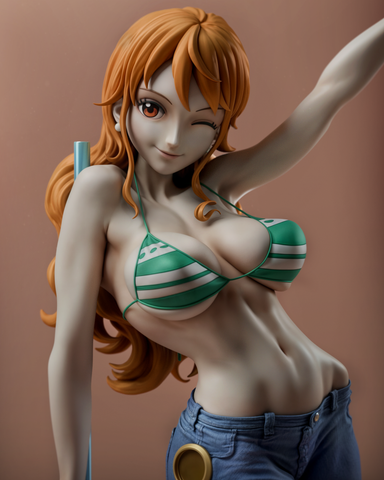 Nami Resin Statue - view 1