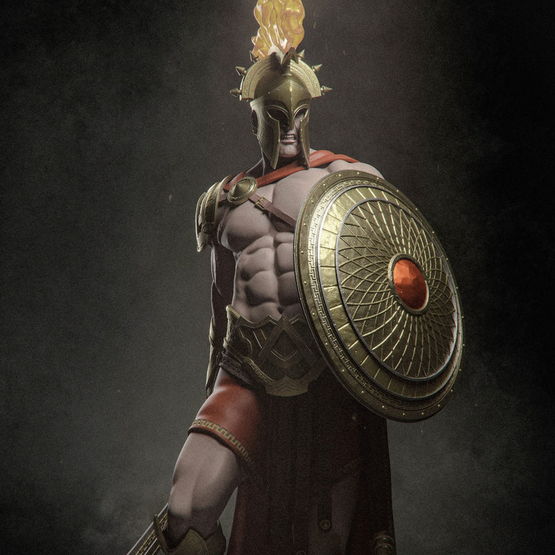 Ares Resin Statue - view 1