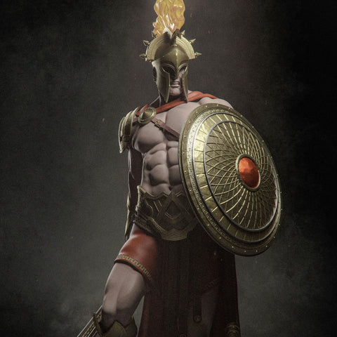 Ares Resin Statue - view 1