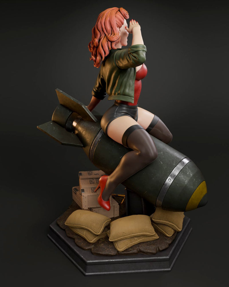 Air Force Bombshell Resin Statue - view 5