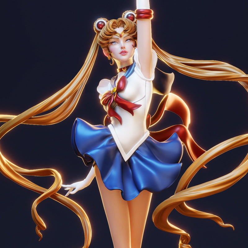 Sailor Moon Resin Statue - view 1