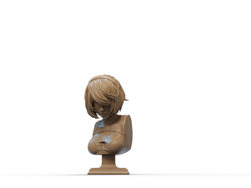 2B Resin Bust - view 4