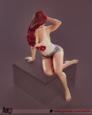 Mary Jane Resin Statue - view 4