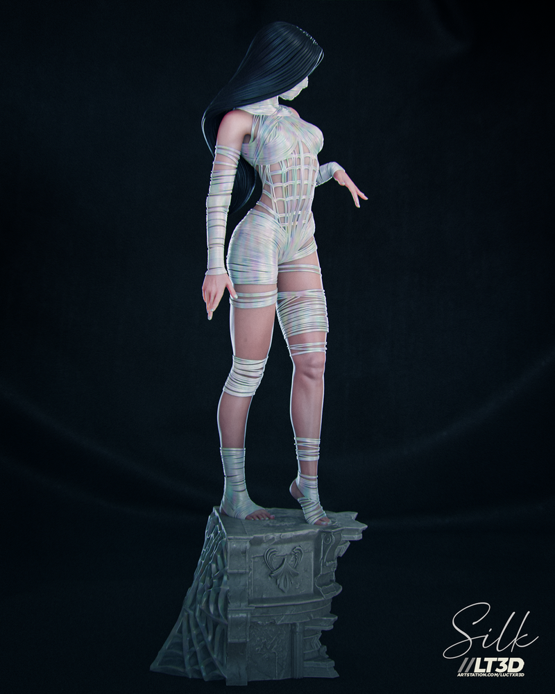 Silk Resin Statue - view 3