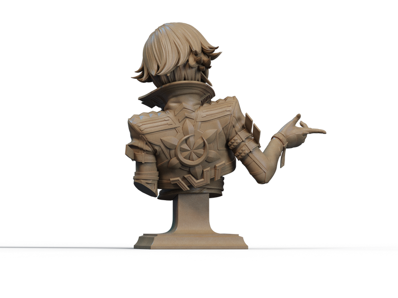 Luna Snow Resin Bust - view 3
