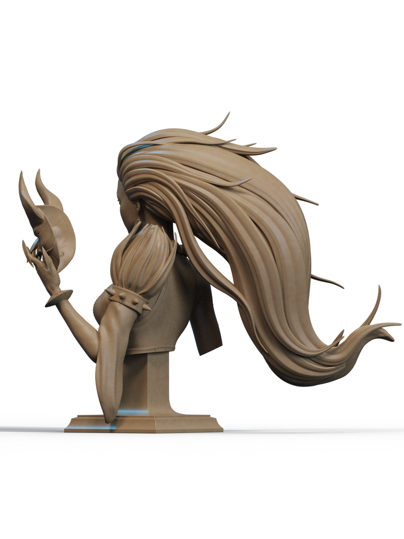 Blood Moon Diana Resin Bust - view 2