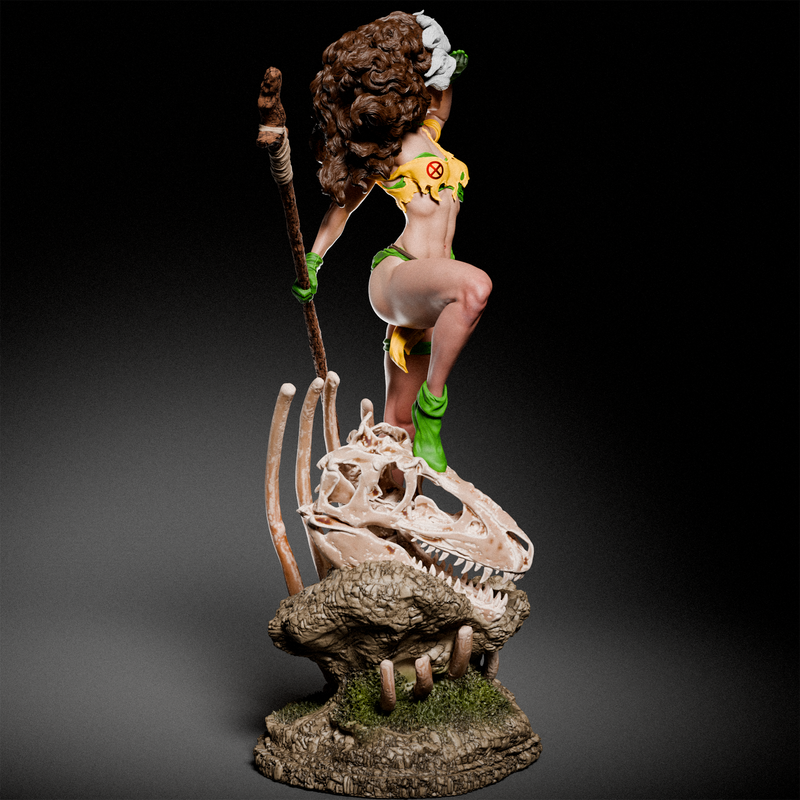 Savage Land Rogue Resin Statue - view 4