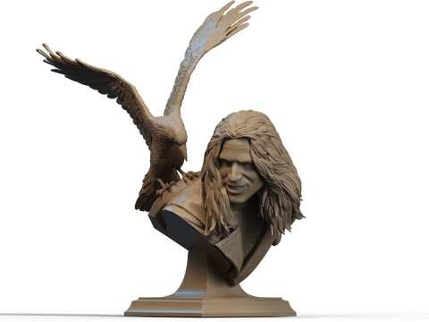The Crow Resin Bust - view 1