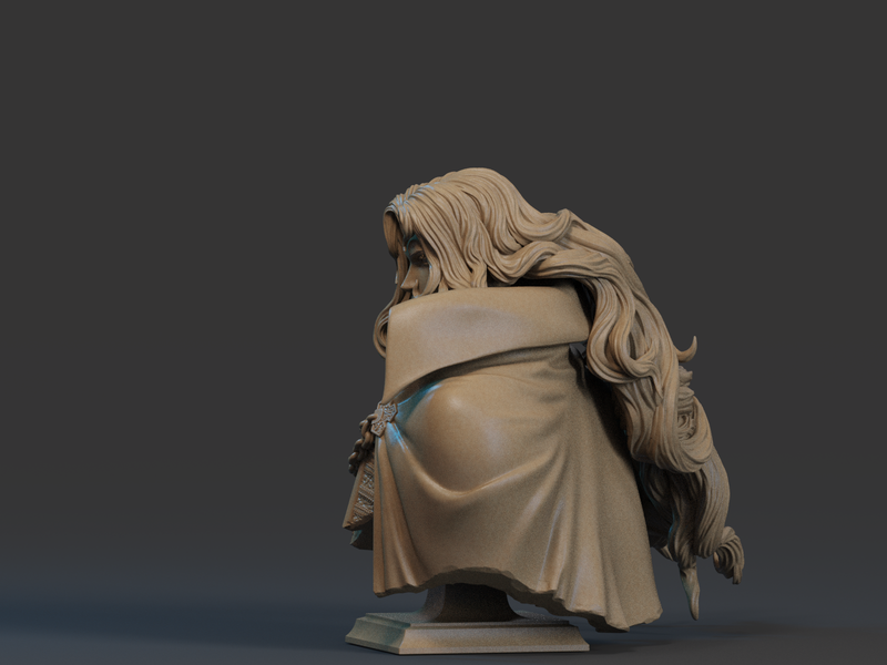 Alucard Resin Bust - Design 1 - view 4