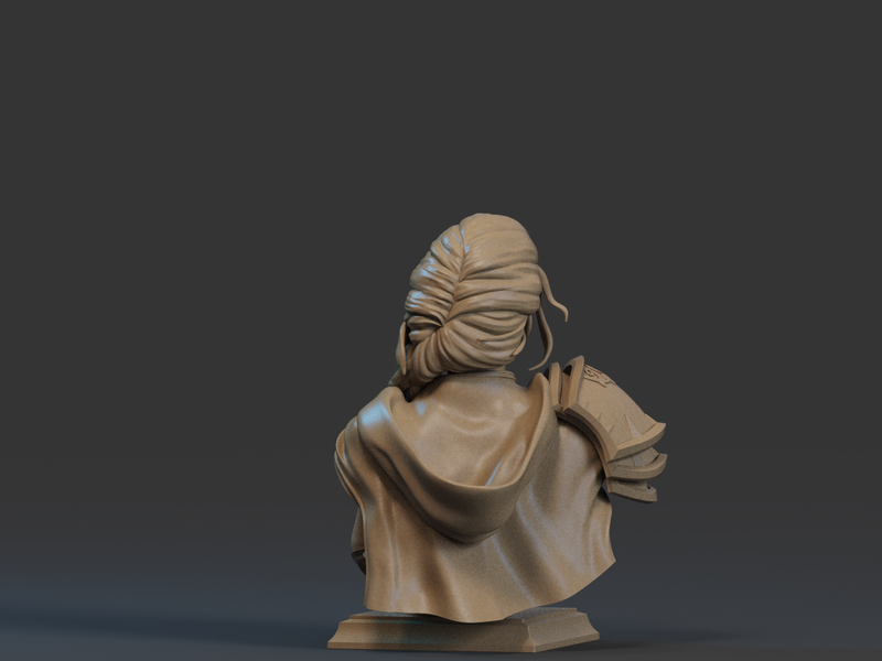 Jaina Resin Bust - view 4
