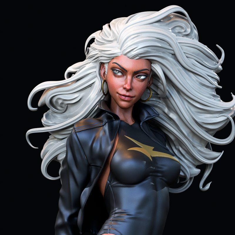 Storm Resin Statue - Design 3 - view 1
