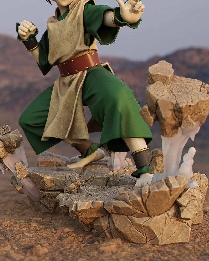 Toph Resin Statue - view 5