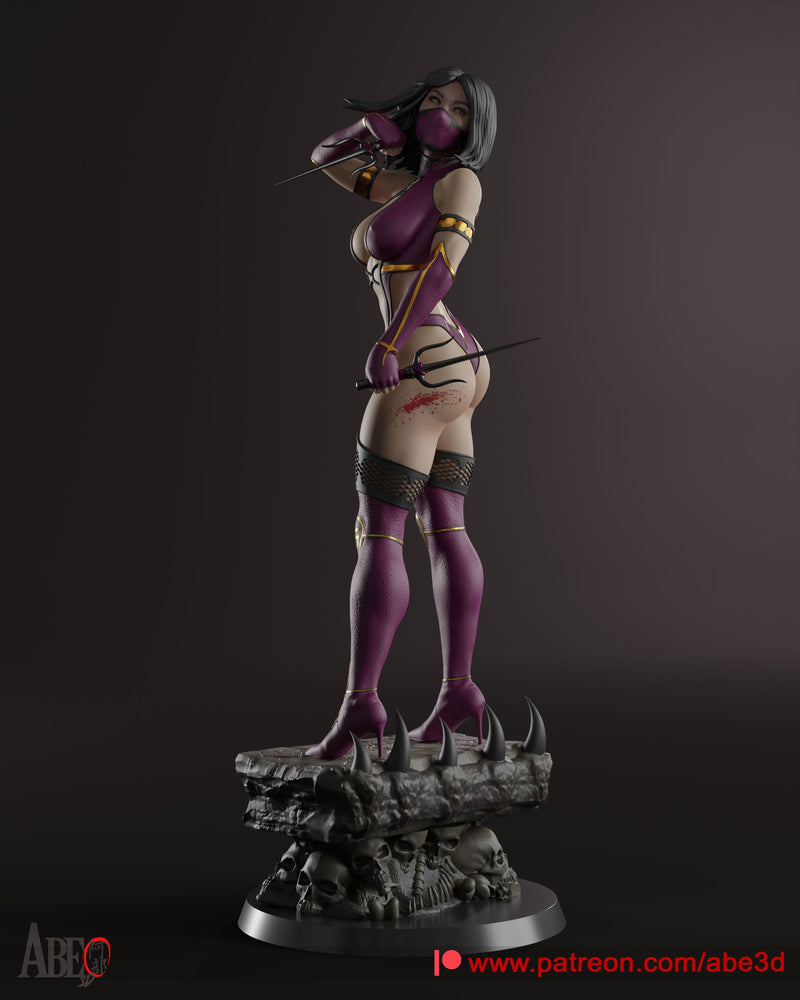 Mileena Resin Statue - view 3