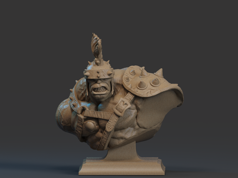 Hulk Resin Bust - view 1