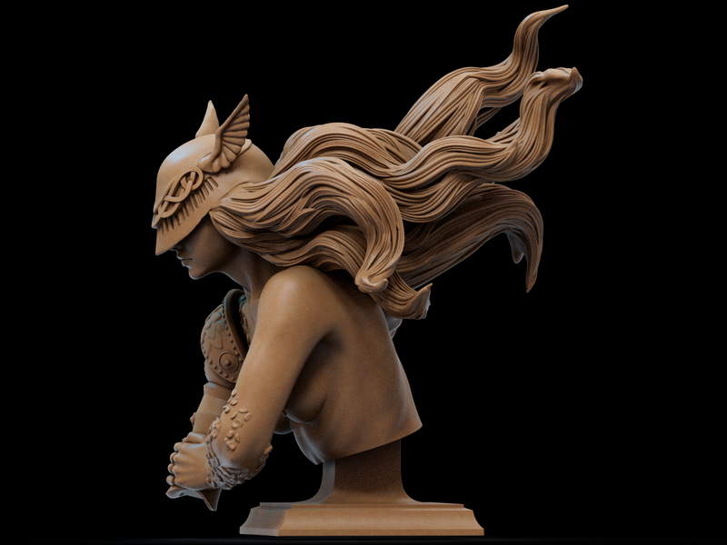 Malenia Resin Bust - view 3