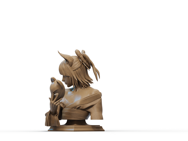 Amaterasu Resin Bust - view 5