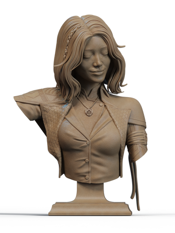 Lune Resin Bust - view 1