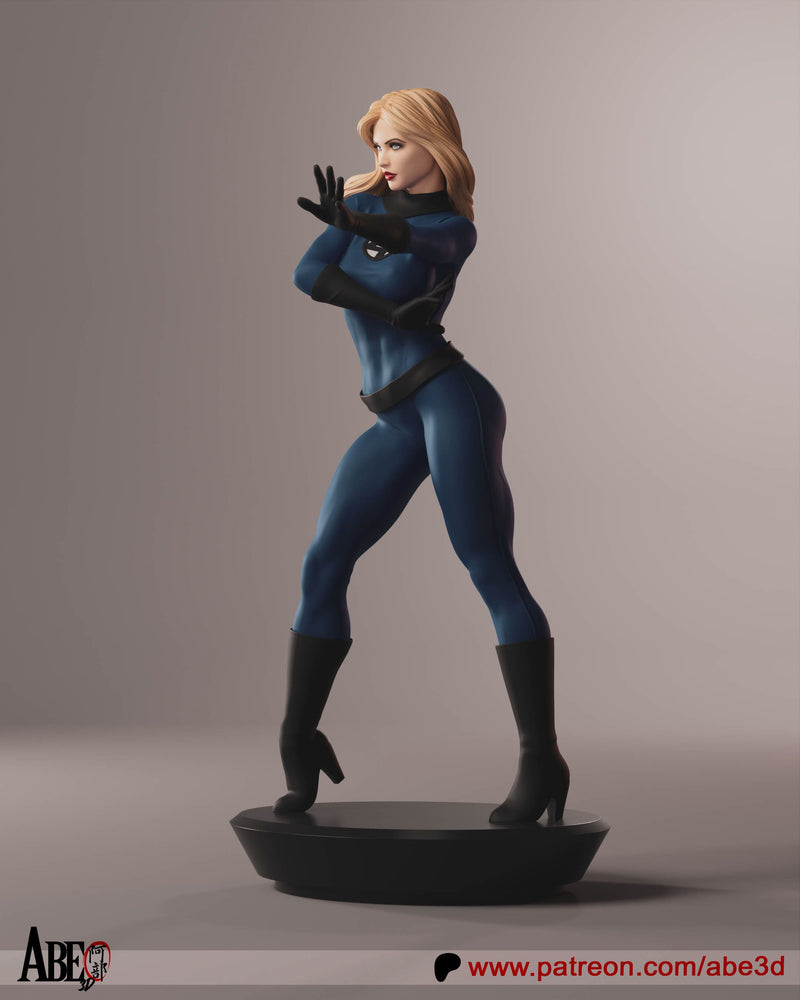 Sue Storm Resin Statue - view 3