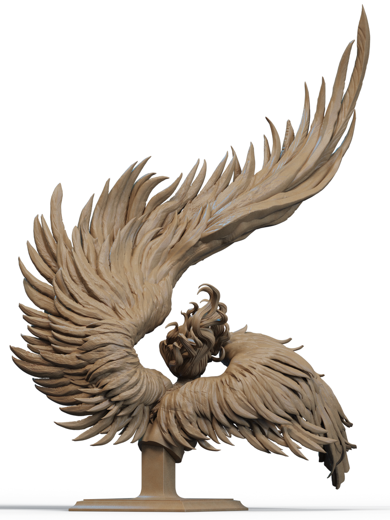 Sphinx Resin Bust - view 3