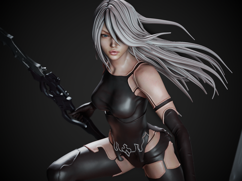 A2 Resin Statue - view 1