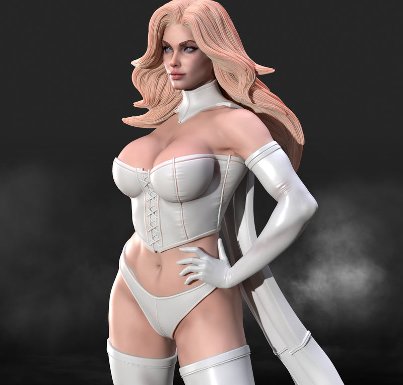 Emma Frost Matc3D Resin Statue - view 8