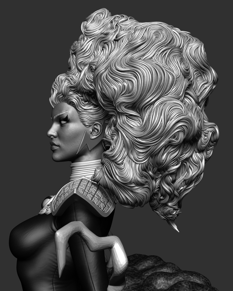 Storm Hellfire Gala Resin Statue - view 2
