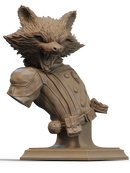 Rocket Resin Bust - view 3