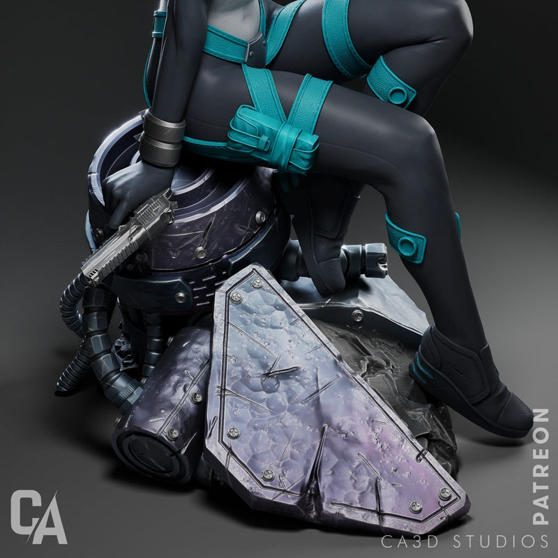 Domino Resin Statue - view 7