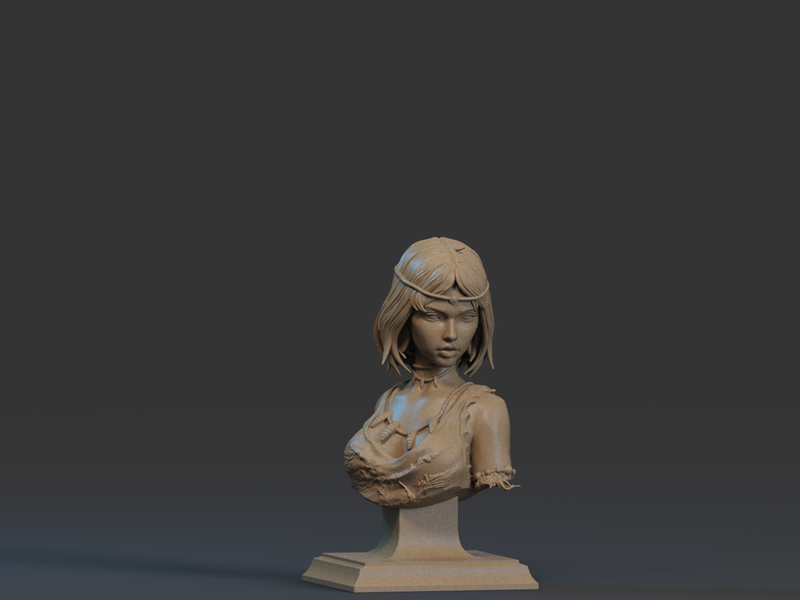 Mononoke Resin Bust - view 4