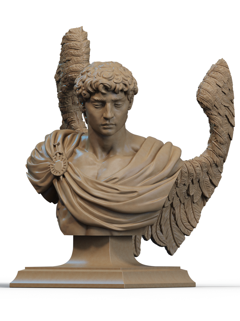Archangel Michael Resin Bust - view 1