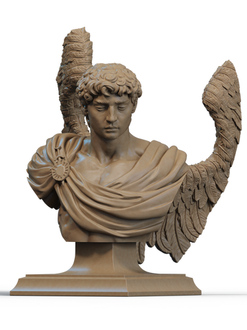Archangel Michael Resin Bust - view 1