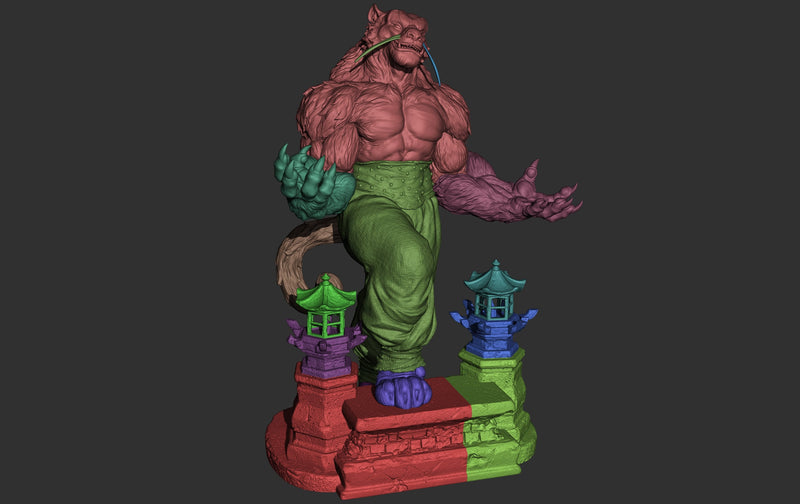 Tai Lung Resin Statue - view 7