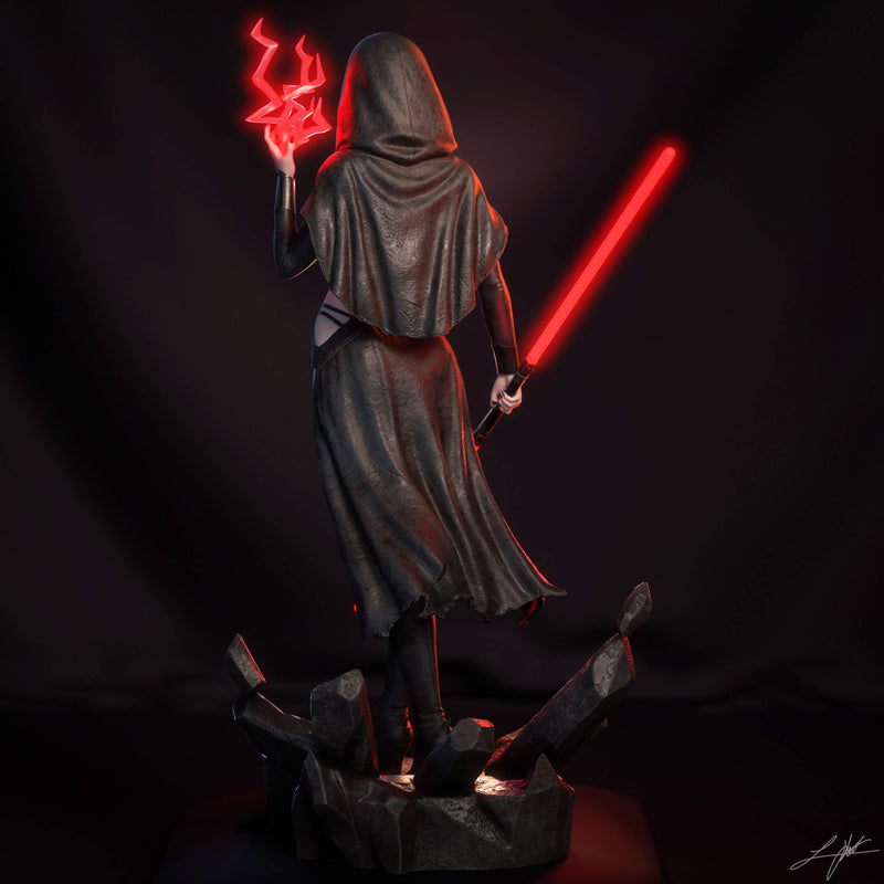 Darth Zannah Resin Statue - view 4